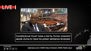 Former President Jacob Zuma ConCourt sentence review [upl. by Amron507]