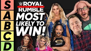 TIER LIST Most Likely To Win 2022 WWE Womens Royal Rumble [upl. by Eletnahs788]