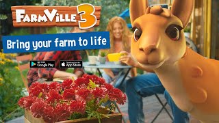 Bring your farm to life  FarmVille 3 Launch Trailer [upl. by Allekram]