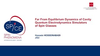 Talks  WorkshopSchool on Quantum Spinoptics 2024  Hossein HOSSEINABADI JGU [upl. by Einnos]