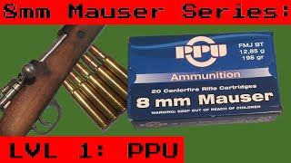 Surplus 8mm Ammo Review PPU 198 grain [upl. by Nirtiac]