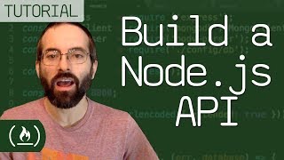 Build a Nodejs API  tutorial [upl. by Nnauol320]