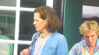 Sigourney Weaver returns to Portwenn Doc Martin Filming 2017 for Series 8 Port Isaac [upl. by Ikkin506]