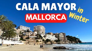 Mallorcas best beach in winter Cala Mayor Majorca Spain [upl. by Watson]