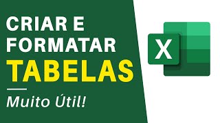 Como Fazer TABELA no Excel com Facilidade â€“ Tutorial [upl. by Ecart]