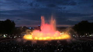 The Magic Fountain of Montjuic Barcelona Freddie Mercury [upl. by Gennaro]