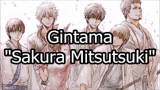 Gintama  quotSakura Mitsutsukiquot Romaji  English Translation Lyrics 96 [upl. by Radferd424]