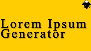 How to use the Lorem Ipsum Generator in Inkscape [upl. by Ivey]