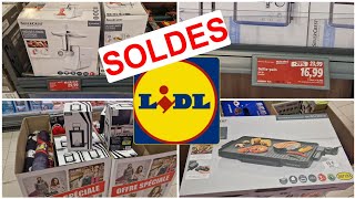 ARRIVAGE LIDL  SOLDES 10 JANVIER 2024 [upl. by Aivalf]