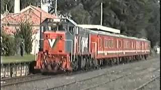 Last Regular Train from Leongatha South Gippsland Railway July 1993 [upl. by Kirst]