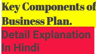 Business Plan In Hindi [upl. by Boehike]