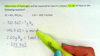 Using enthalpy to find mass [upl. by Nuaj516]