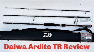 Travel Fishing Rod Review Daiwa Ardito TR [upl. by Adrienne]