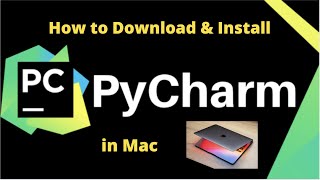 How to Download and install pycharm 20212 in macbook pro 2021 [upl. by Noirrad]