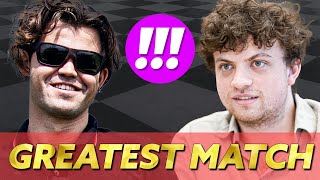 The GREATEST CHESS MATCH of all times  Magnus Carlsen vs Hans Niemann  Paris 2024 [upl. by Barvick]