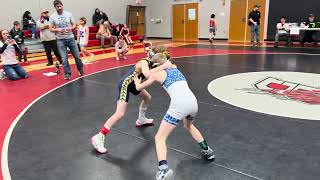 Brad Martin ICWL Home Match at Boyertown West Middle School 2 [upl. by Ynatil]