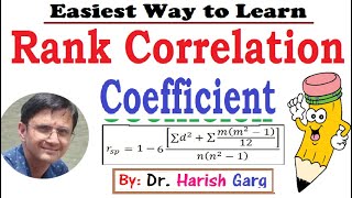 Spearmans Rank Correlation Coefficient  Examples [upl. by Niall618]