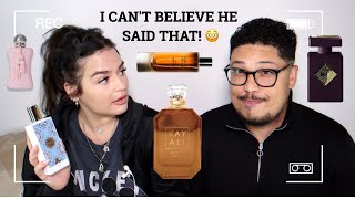 MY BOYFRIEND IS BACK amp JUDGES MY FAVOURITE PERFUMES 😱  PERFUME COLLECTION 2021 [upl. by Calise]