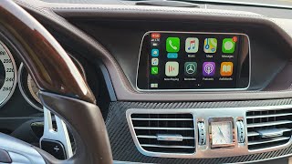 Wireless CarPlay and AndroidAuto in Mercedes EClass 2012 2013 2014 2015 W212 [upl. by Doughman]