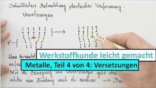 Metalle Kristallgitter und Versetzungen Teil 4 von 4 [upl. by Saibot]