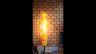 Slow motion dust explosion 10g NL stof explosie [upl. by Nyleahs586]