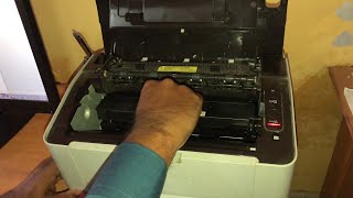 How to replace Samsung xpress m2020 toner techmindacademy [upl. by Margaretha]