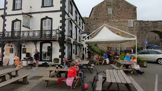 Walk around Caernarfon in Gwynedd North Wales [upl. by Notgnirrac]