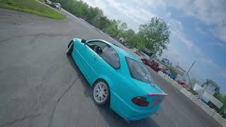 The first drift event with Slideways Showdown at Lorain Raceway Park in Ohio drift fpv drone [upl. by Tecu]