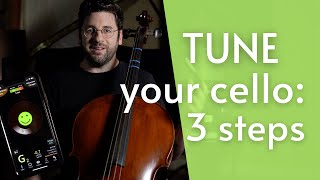 How To Tune Your Cello in 3 Steps for Beginners [upl. by Mchenry97]