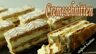 Cremeschnitten Bestes Original Rezept [upl. by Aisan]