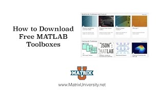 Download Free MATLAB Toolboxes [upl. by Festatus665]