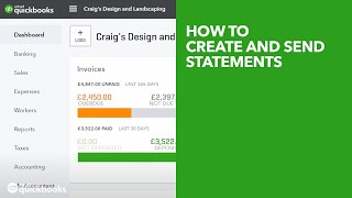 How to Create and Send Statements [upl. by Atiluj]