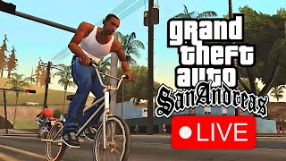 Gta San Andreas  Gameplay Sem codigos AO VIVO [upl. by Brasca]