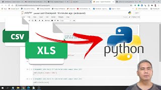 Import data table excelcsv ke Jupyter notebook dengan Pandas Python [upl. by Hteazile718]