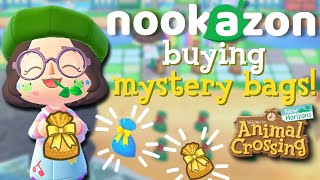 buying MYSTERY BAGS off of Nookazon [upl. by Ynnoj]