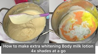 How to promix 4X extremely whitening body lotion  for white skin only [upl. by Mera464]