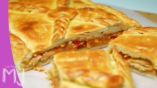 EMPANADA GALLEGA DE ATÚN  Con masa casera [upl. by Melessa]