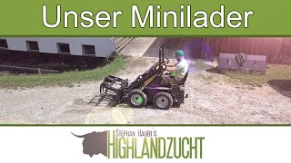 Unser neuer MiniHoflader  TUR  Stephan Hauers Highlandzucht [upl. by Rebekah]