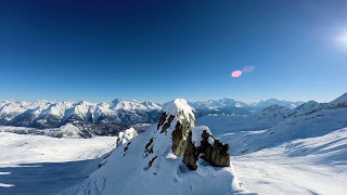 Beautiful and Amazing Aerial Footages of Snowy Mountains  Sleep and Relax Music Screensaver [upl. by Shirberg]