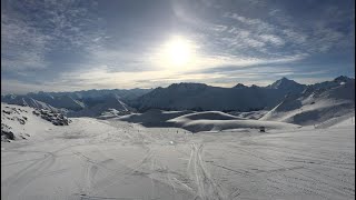 IschglSamnaun Silvretta arena  amazing skiing [upl. by Nikolia]