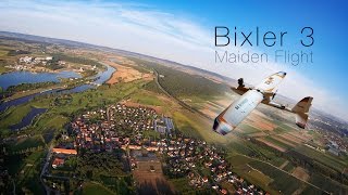 Bixler 3 Maiden Flight  GoPro Hero 3 FPV  HobbyKing Bix3 RC Plane [upl. by Otilrac]