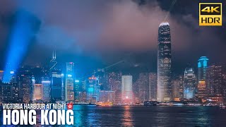 Hong Kong — Walking in Tsim Sha Tsui at Night【4K HDR】  City Walking Tour [upl. by Lemrahs]