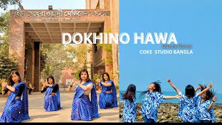 DOKHINO HAWA tahsan X madhubanti  COKE STUDIO BANGLA  inspo from shefa  DANCE COVER [upl. by Marmion]