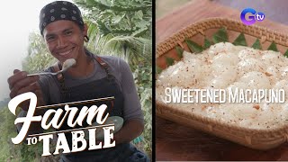 Farm To Table A simple twoingredient macapuno dessert recipe [upl. by Narahs558]