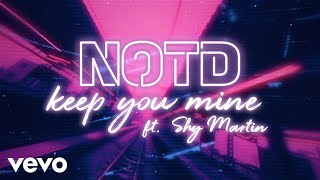 NOTD Shy Martin  Keep You Mine Lyric Video [upl. by Nymzaj]