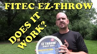 How To Throw a Fitec EZ Throw Cast Net  Step By Step [upl. by Phenice117]