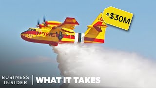 How The 30 Million Super Scooper Plane Was Built To Fight Wildfires [upl. by Kearney746]