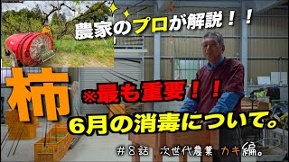 【消毒講座】絶対やってください！！6月最も重要！柿の消毒について｜農家のアドバイス [upl. by Leid]