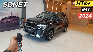 Kia Sonet HTK Turbo iMT 2024 ❣️ Sonet Facelift Reallife Review 😍 [upl. by Mcclenon]