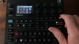 Digitone 2  Change arp notes order randomly in Note Edit [upl. by Brenan]